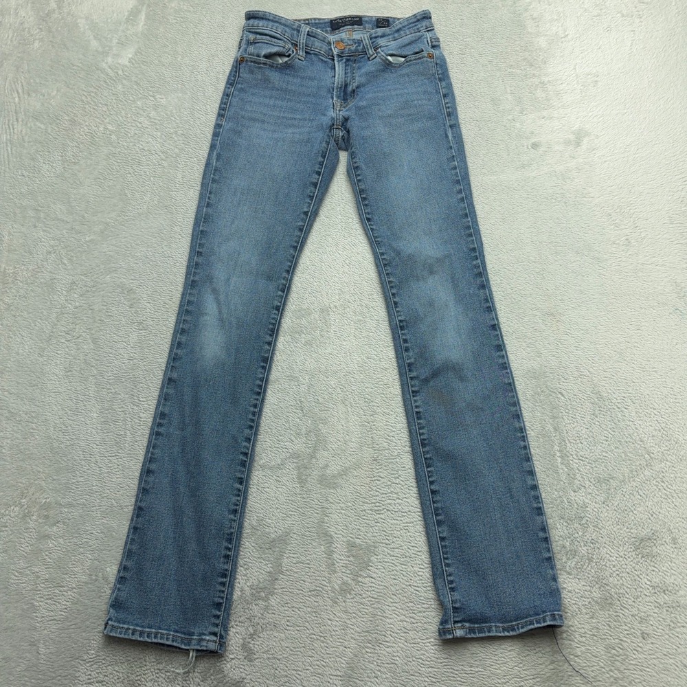 Lucky Brand Jeans Womens 00/24 Blue Sweet Straight Medium Wash Denim Pants